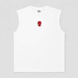 SPIDY WHITE SLEEVELESS