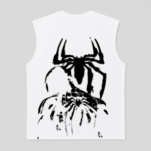 RAGE GRAPHIC SLEEVELESS WHITE