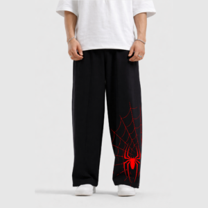 SPIDER WEB TROUSER RED