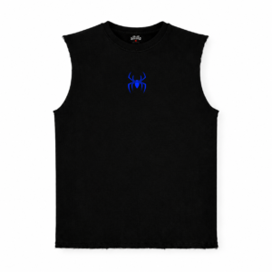 BLUE SPIDER LOGO SLEEVELESS
